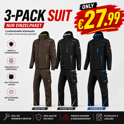 ☀️ WINTER-SALE IM SOMMER ❄️Softshelljacke x Bundhose e.s.motion 2020 Set