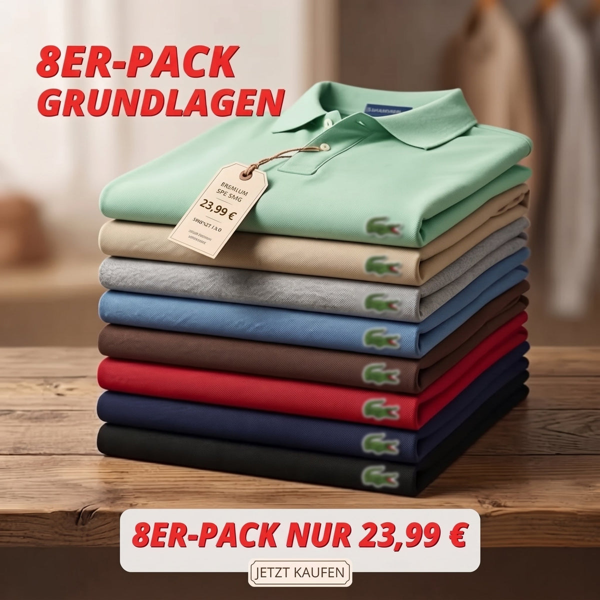 ☀️ Sommer-Schlussverkauf: Unsere meistverkauften Polo-Shirts im Set! 👕